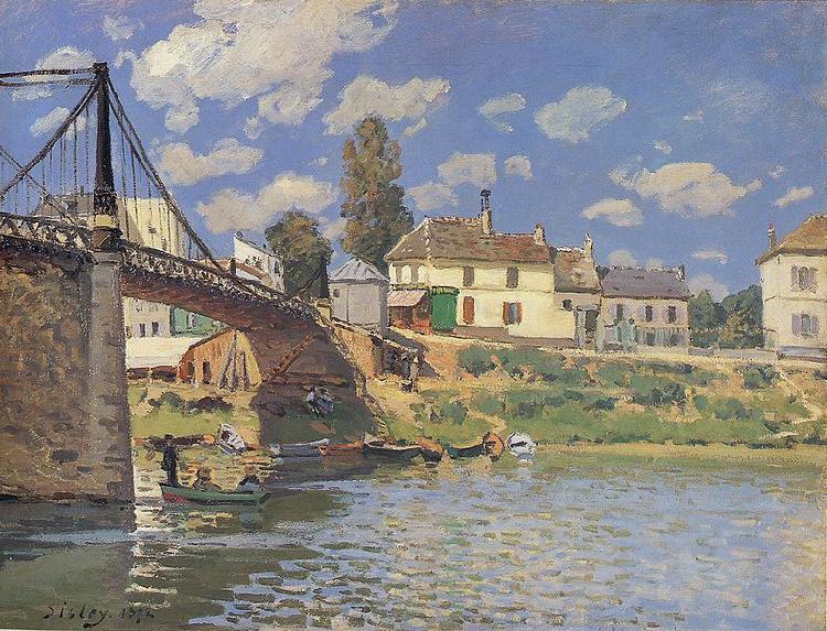 Alfred Sisley Bridge at Villeneuve la Garenne.